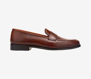 Brown Modern Penny Loafer Remastered Shoes